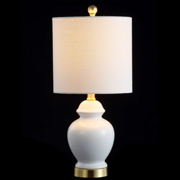 Perry 20" Ceramic/Metal LED Table Lamp - JONATHAN Y